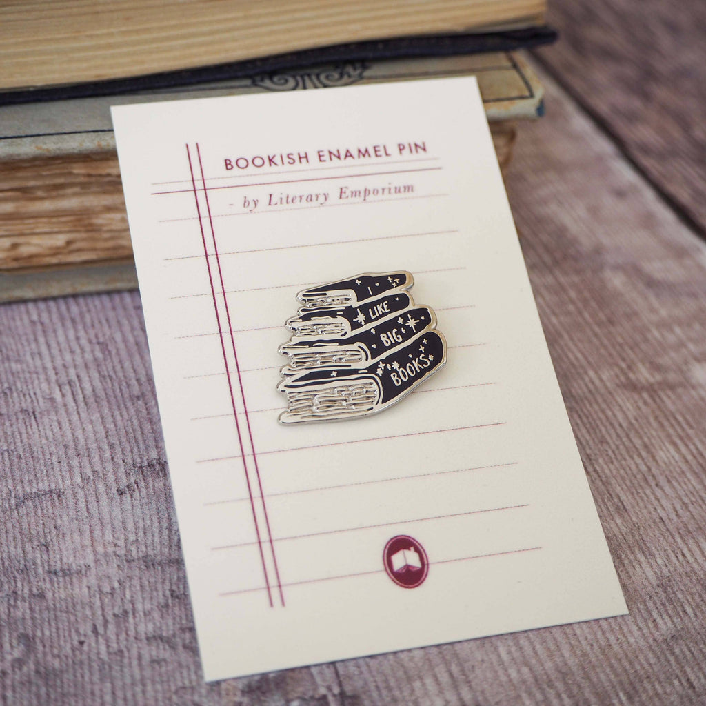 I Like Big Books - Enamel Pin