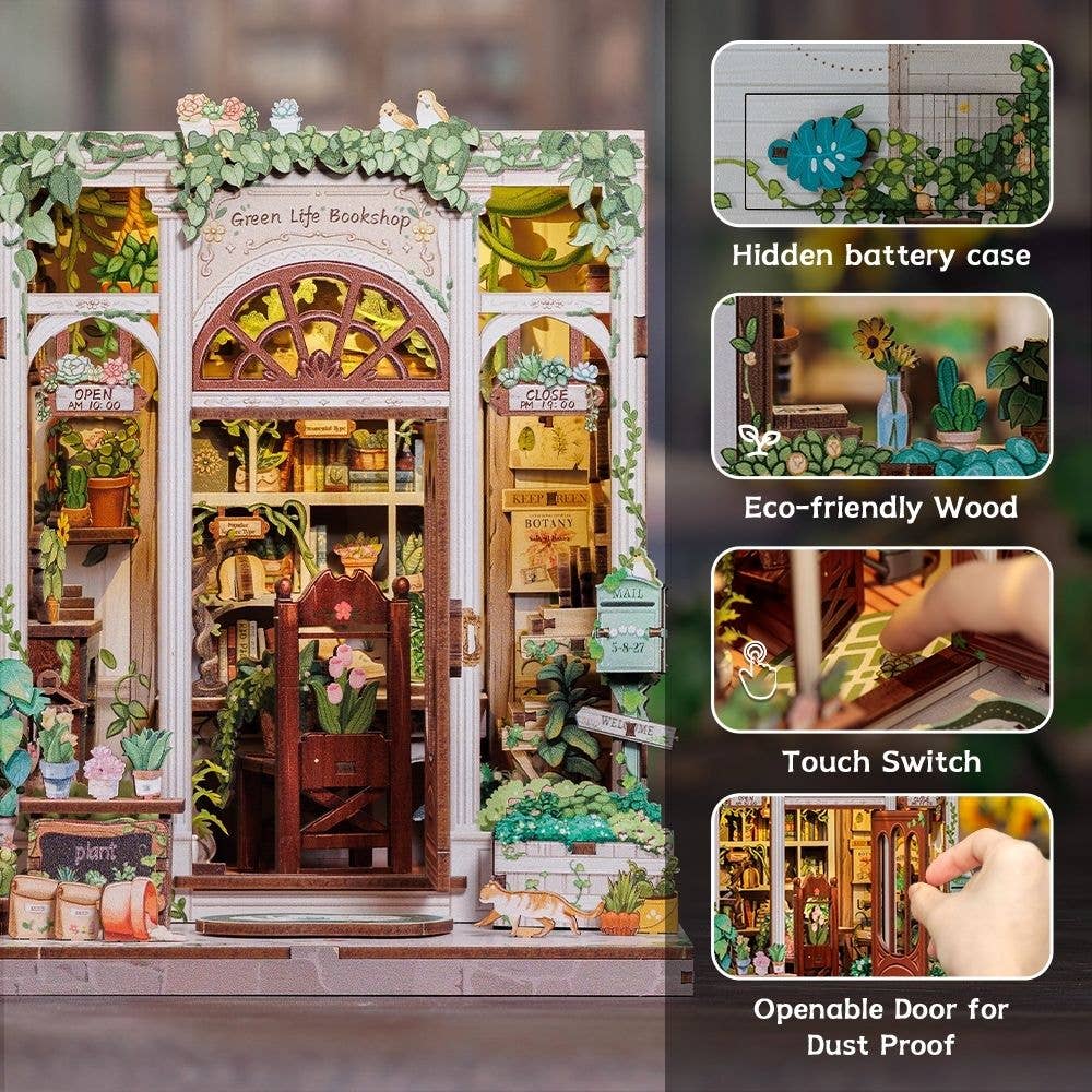 DIY Book Nook Kit - Green Life Bookshop