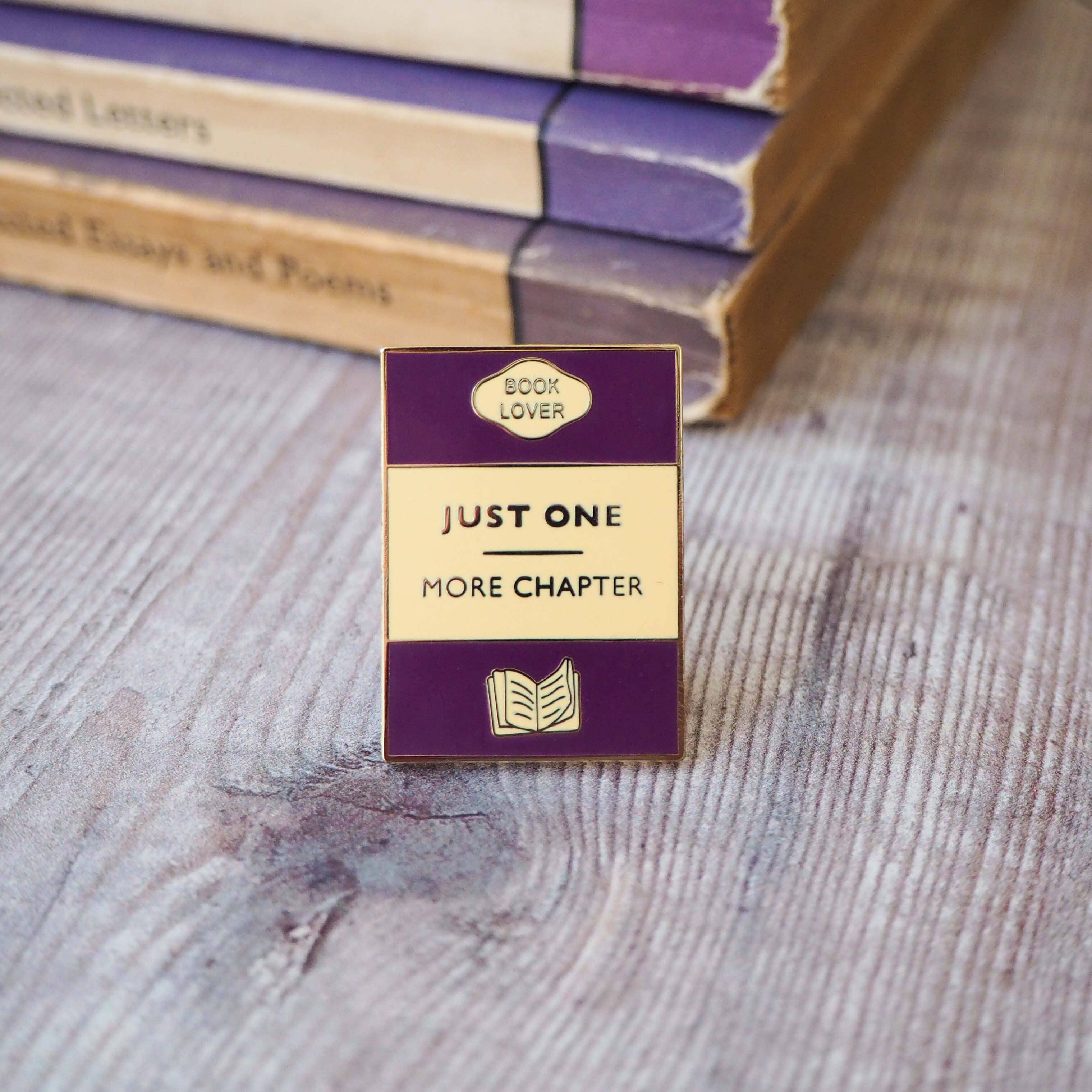 'Just One More Chapter' - Enamel Pin