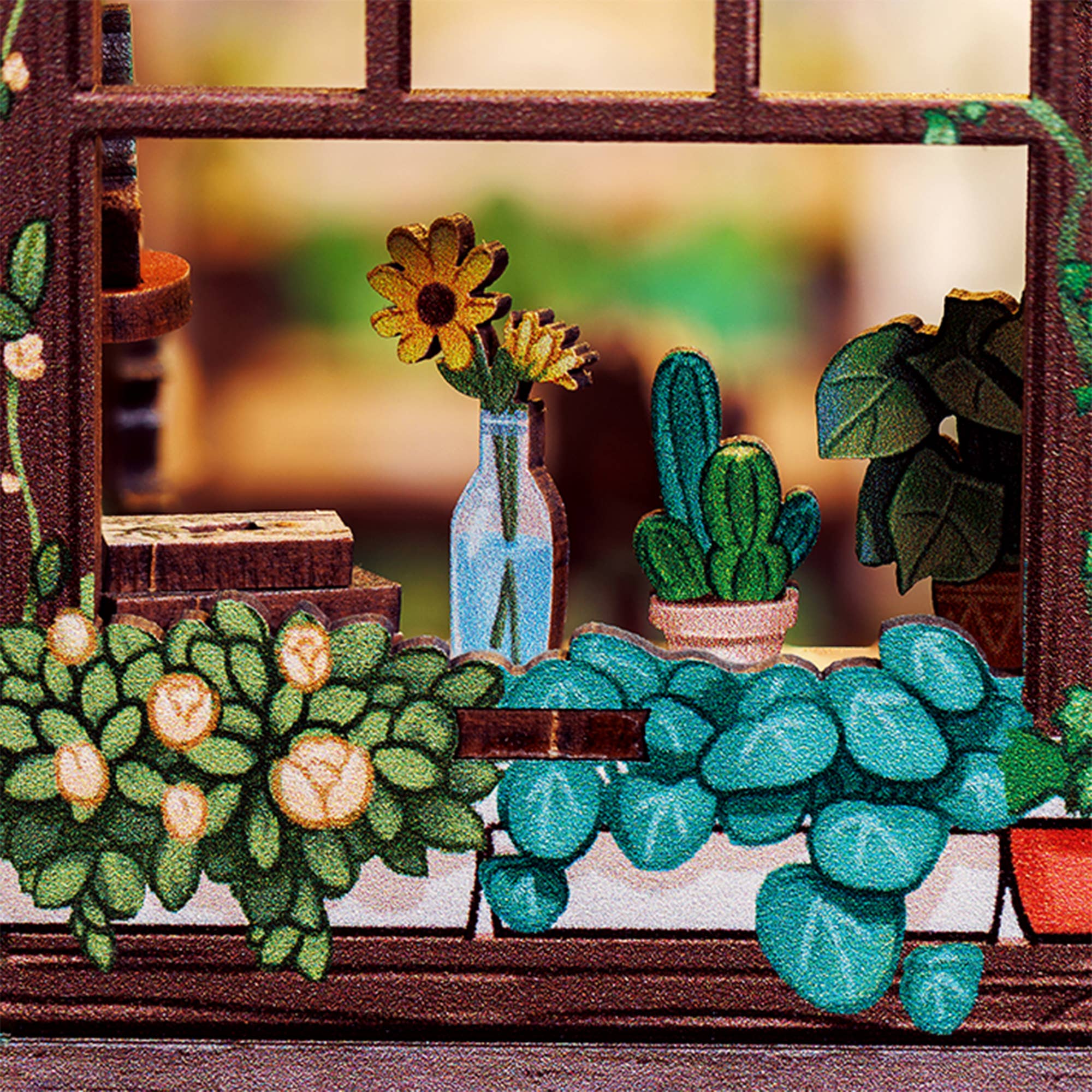 DIY Book Nook Kit: Green Life Bookshop