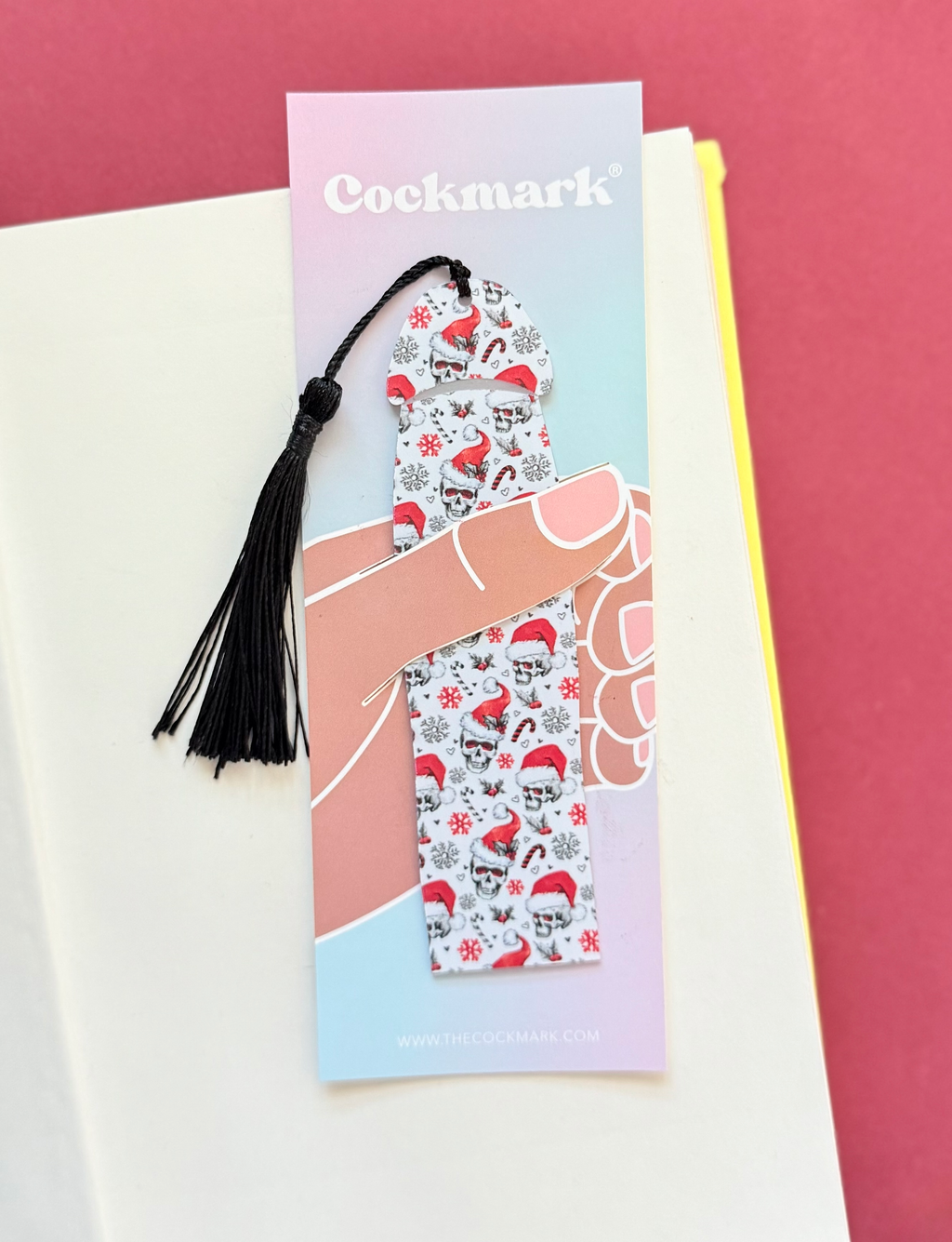 Gothic Christmas Cockmark - Bookmark