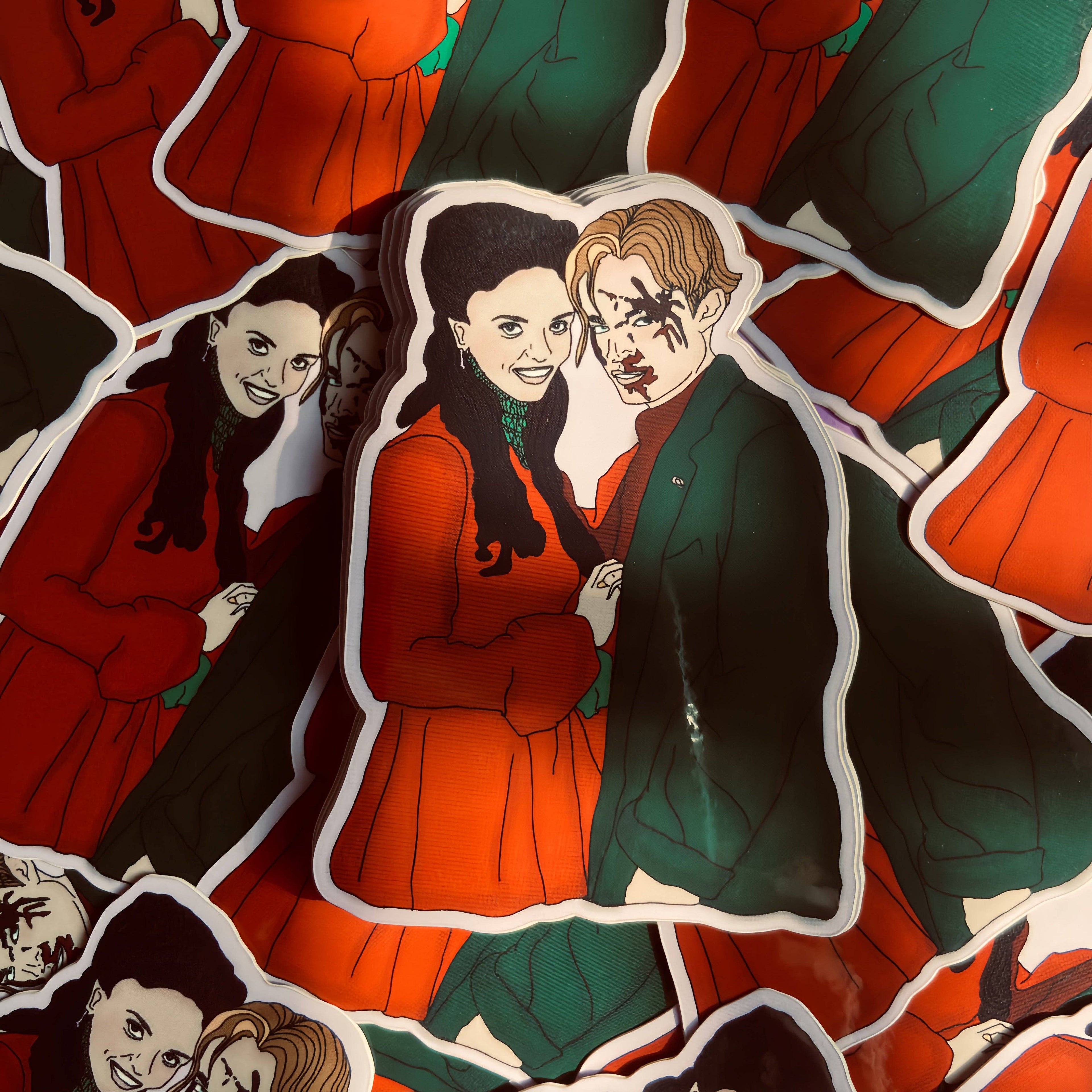 Spike & Drusilla - Water Bottle Sticker