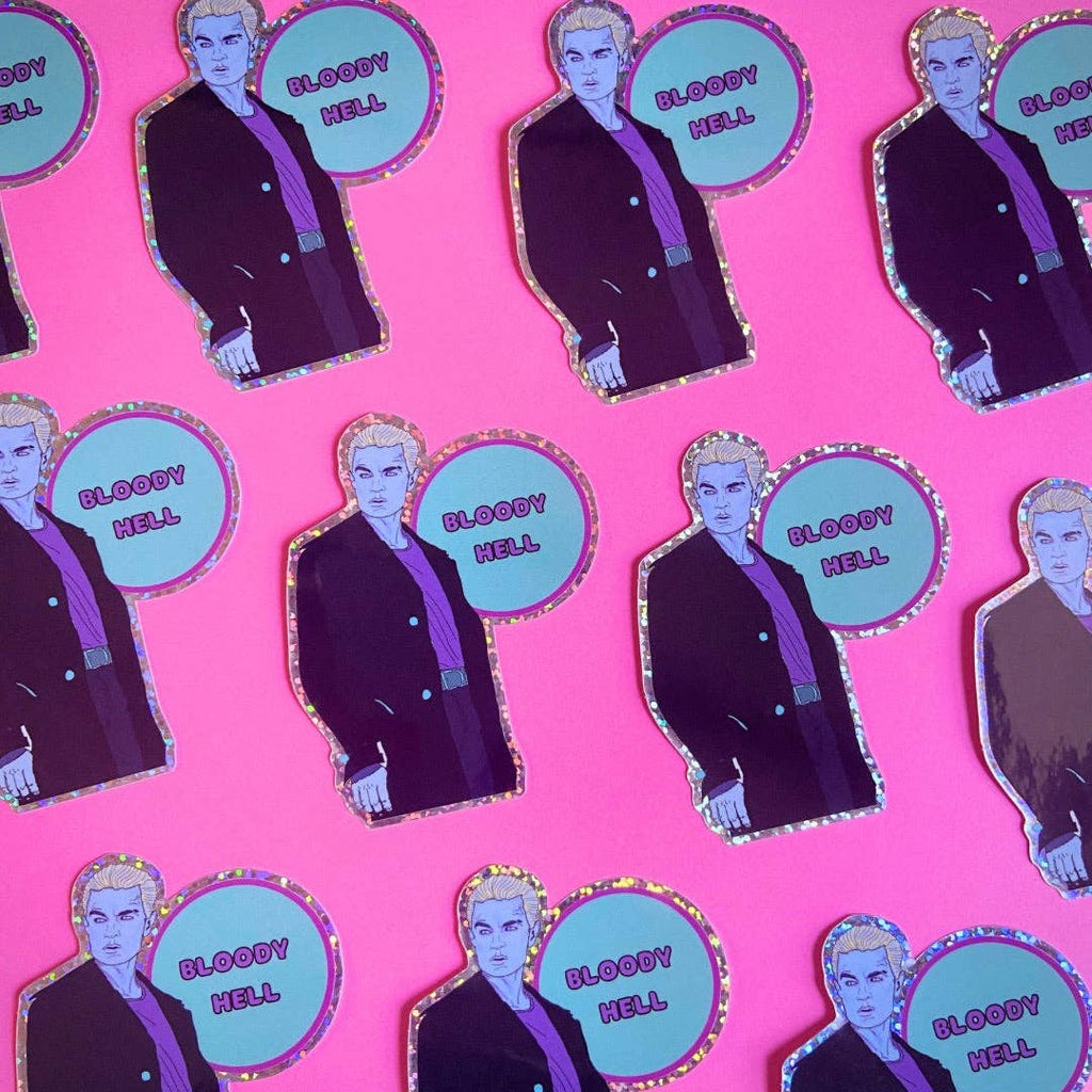 "Bloody Hell" - Spike Water Bottle Sticker