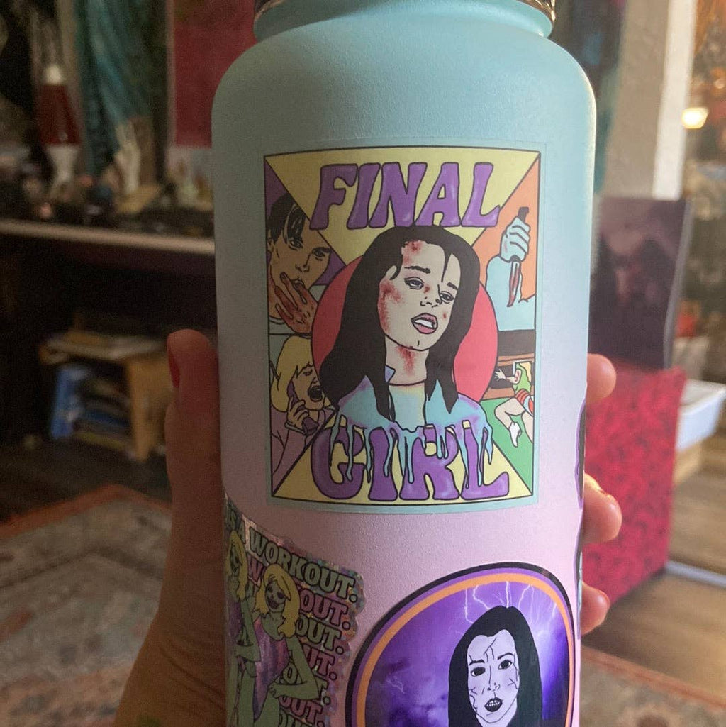 "Final Girl" Scream 96’  - Water Bottle Sticker